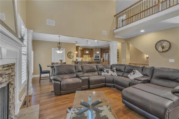 a kitchen with stainless steel appliances granite countertop a stove and a sink