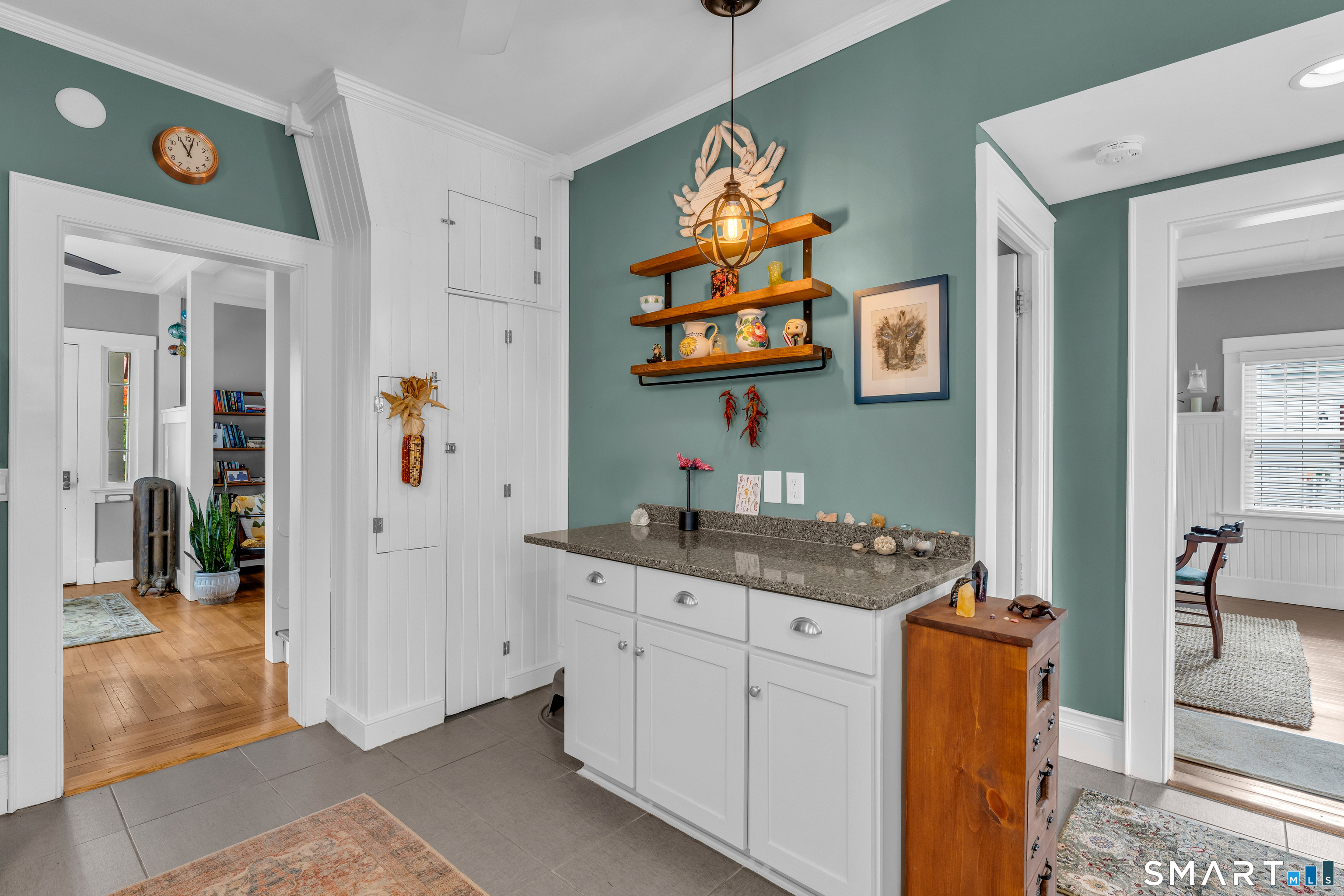 575 Ocean Avenue New London, CT 06320 - Photo 25 of 40 a room with stainless steel appliances kitchen island granite countertop a refrigerator and a sink