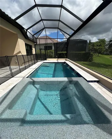 a view of a indoor swimming pool