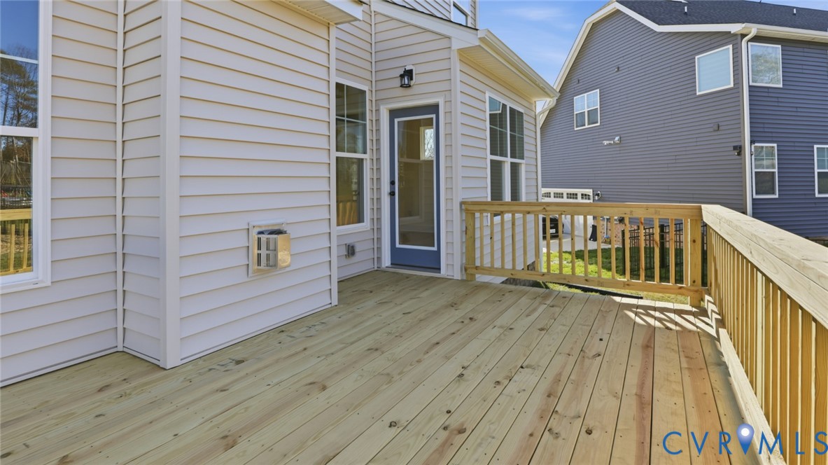 8900 Freebridge Road Chesterfield, VA 23832 - Photo 43 of 50 a view of deck with a flat screen tv