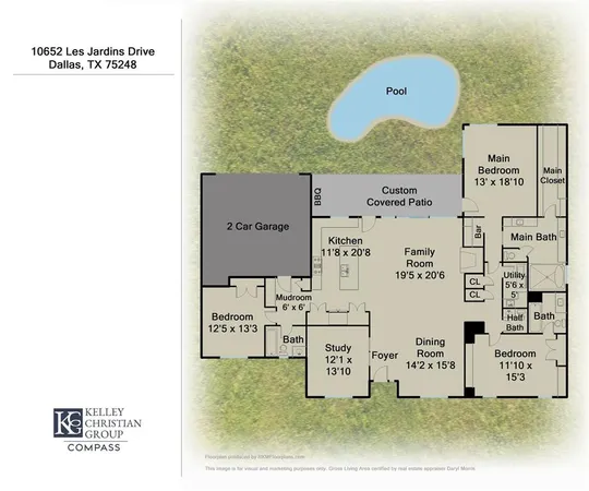 $1,850,000 | 10652 Les Jardins Drive, Dallas, TX 75229