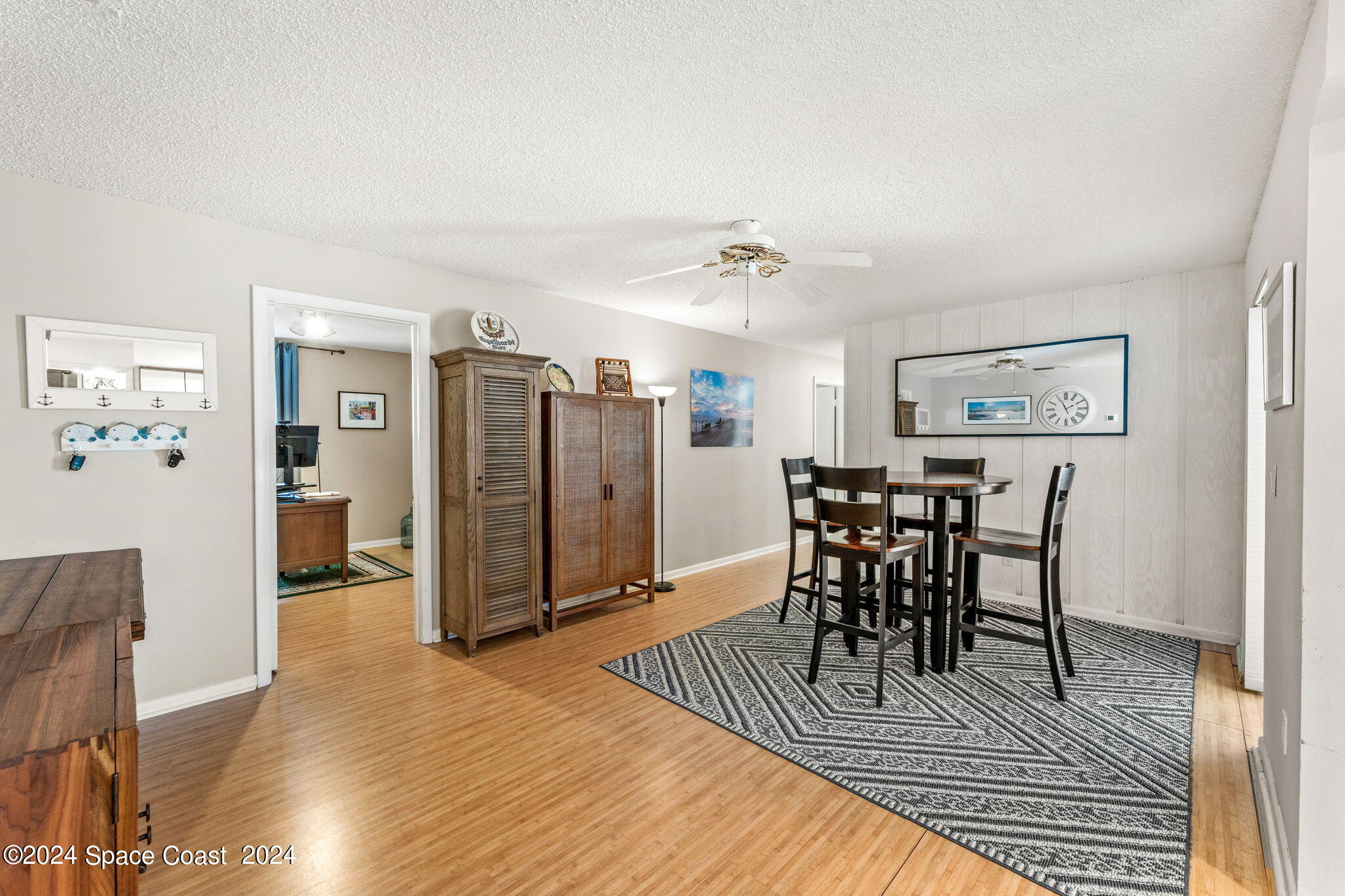 307 Brightwaters Drive Cocoa Beach, FL 32931 - Photo 16 of 45 Dining area looking toward home office