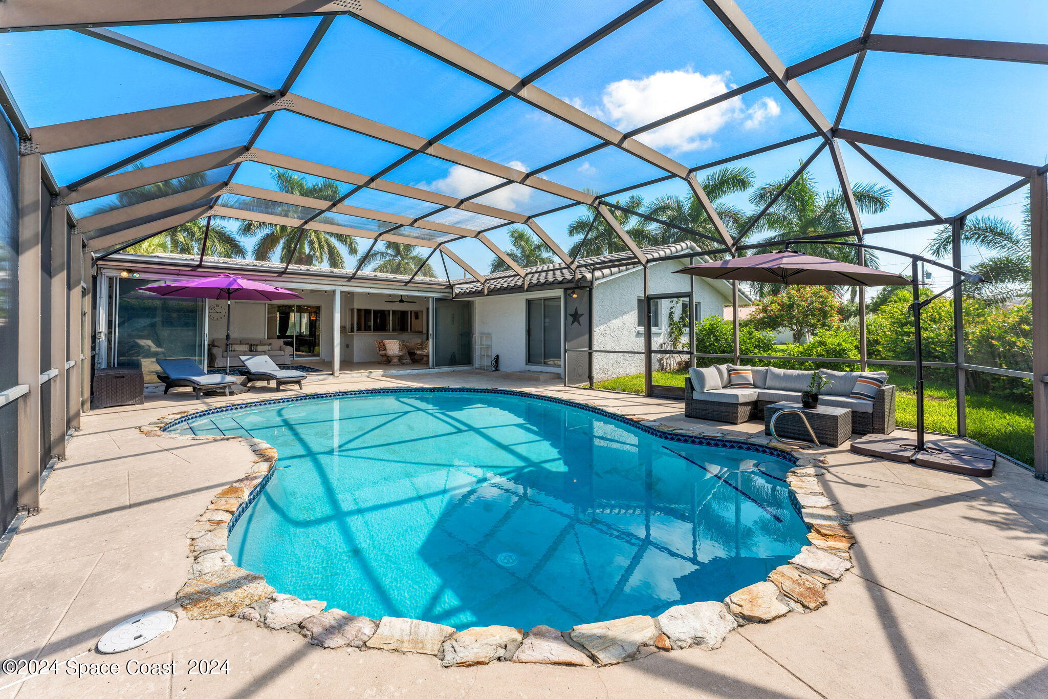 307 Brightwaters Drive Cocoa Beach, FL 32931 - Photo 31 of 45 Spacious outdoor living space