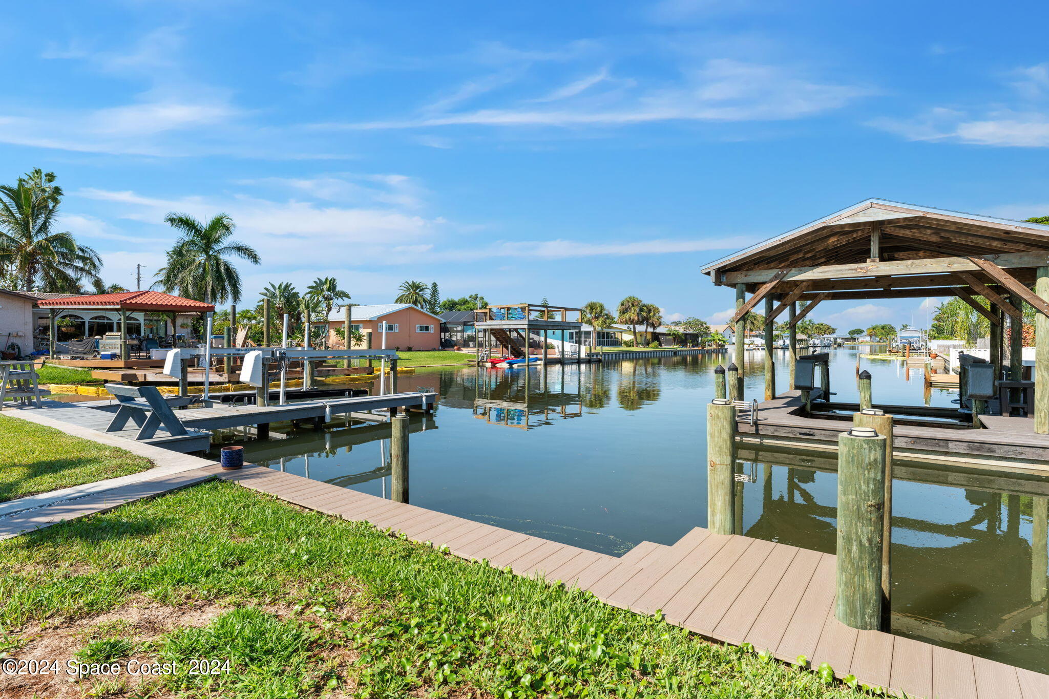 307 Brightwaters Drive Cocoa Beach, FL 32931 - Photo 35 of 45 New seawall and kayak launch