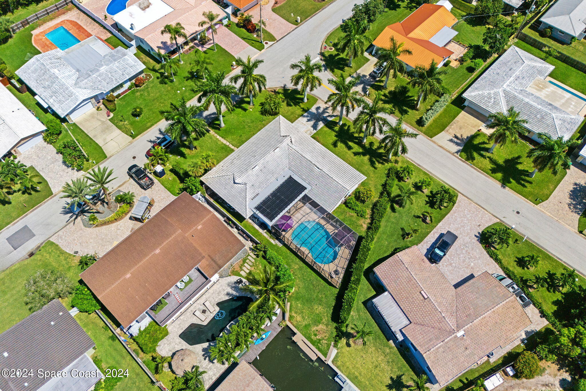 307 Brightwaters Drive Cocoa Beach, FL 32931 - Photo 38 of 45 An aerial view