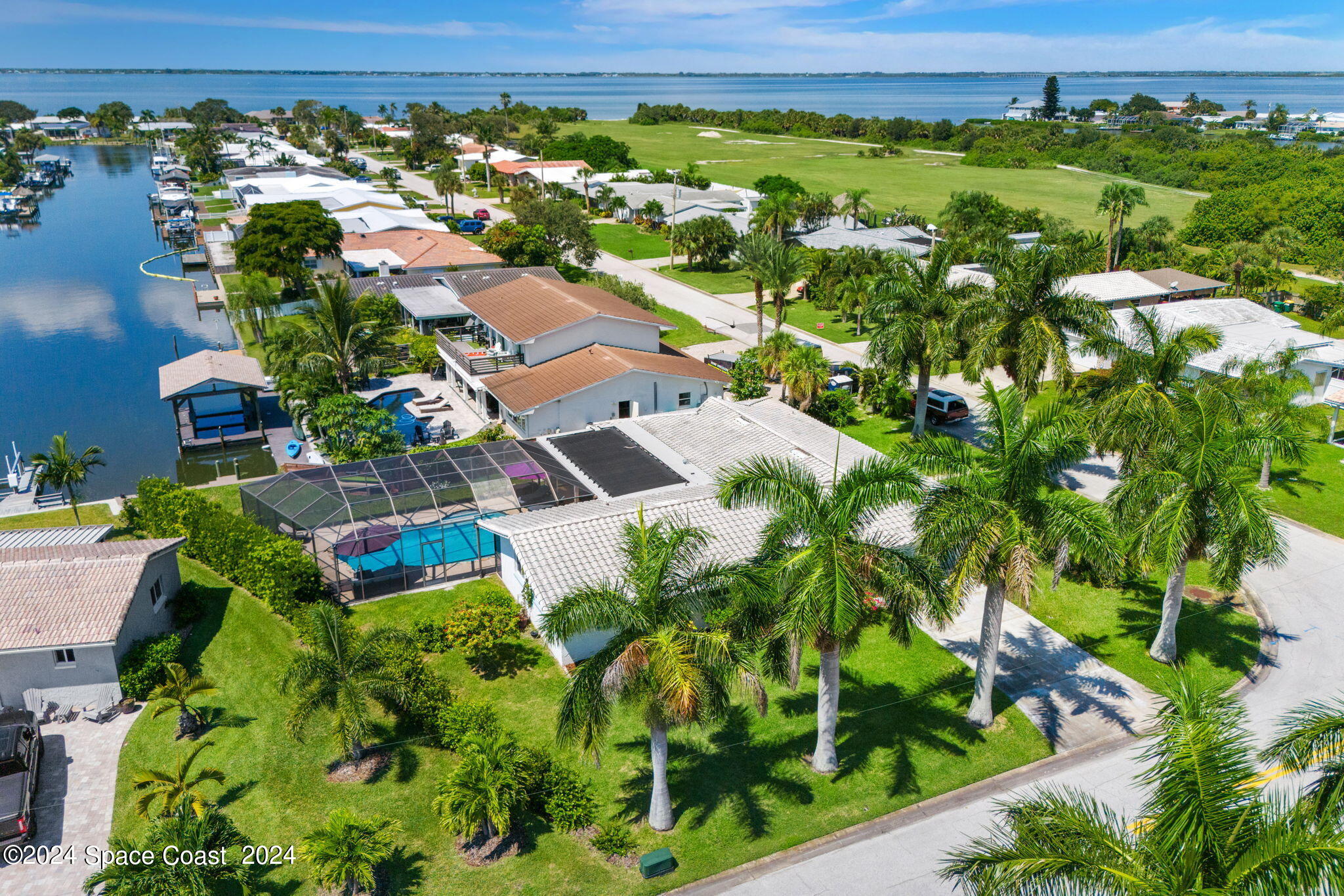 307 Brightwaters Drive Cocoa Beach, FL 32931 - Photo 39 of 45 An aerial view
