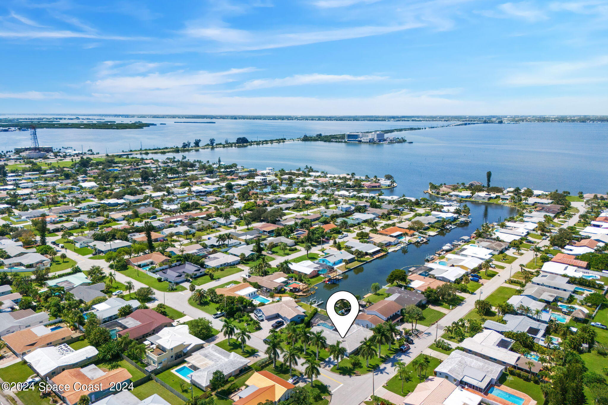 307 Brightwaters Drive Cocoa Beach, FL 32931 - Photo 41 of 45 An aerial view