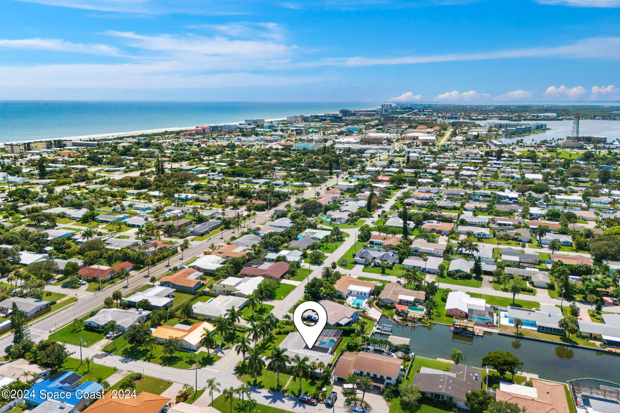 307 Brightwaters Drive Cocoa Beach, FL 32931 - Photo 42 of 45 An aerial view