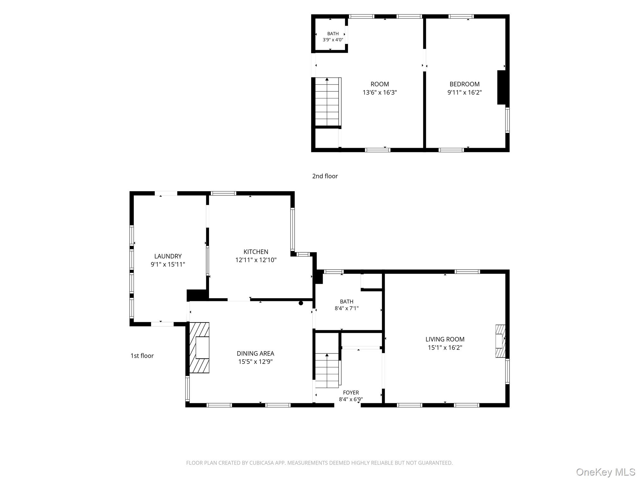 500 Haverstraw Road Suffern, NY 10901 - Photo 36 of 36 Floor plan of the front unit
