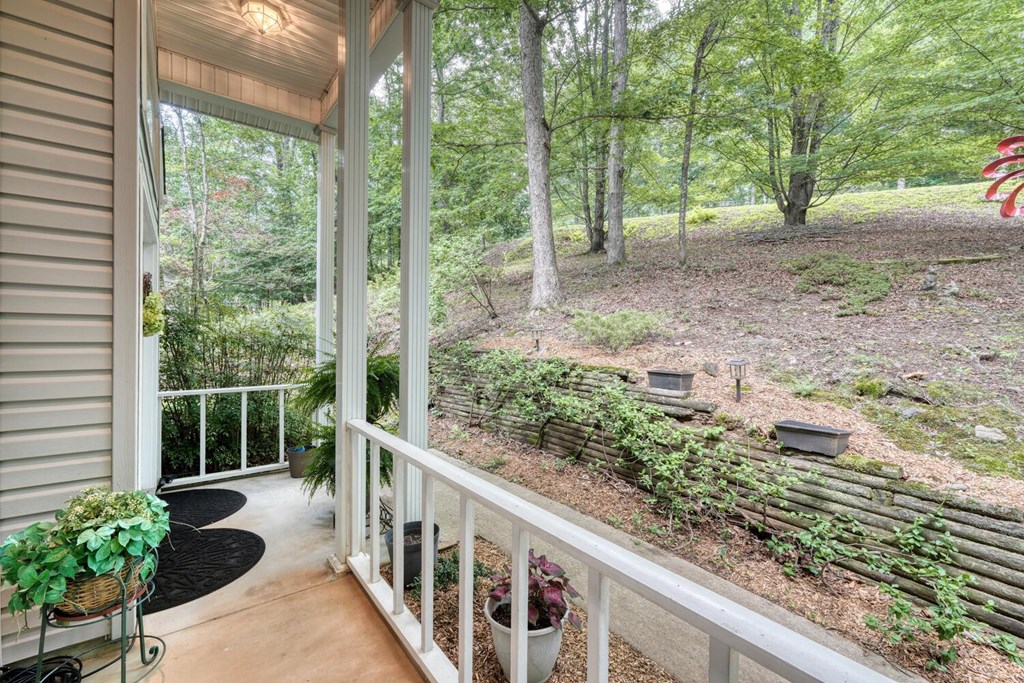 171 Mountain Top Road Blairsville, GA 30512 - Photo 45 of 54 a view of a garden with trees