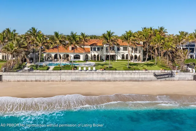 $90,000,000 | 820 South Ocean Boulevard, Manalapan, FL 33462