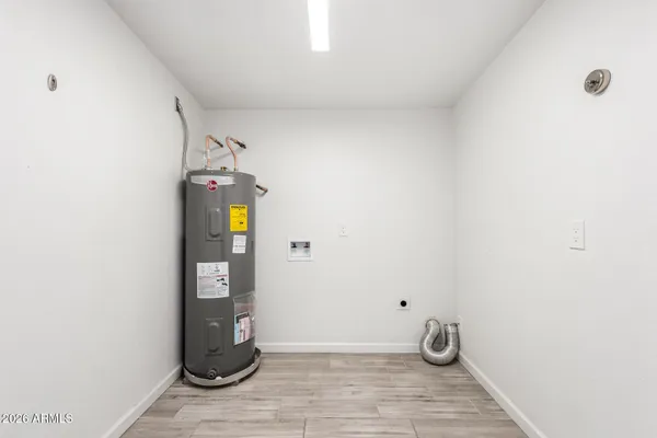 a view of a storage & utility room