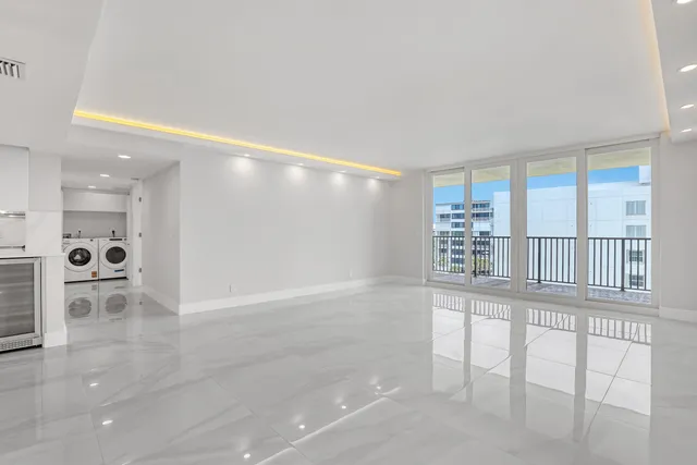 a view of empty room