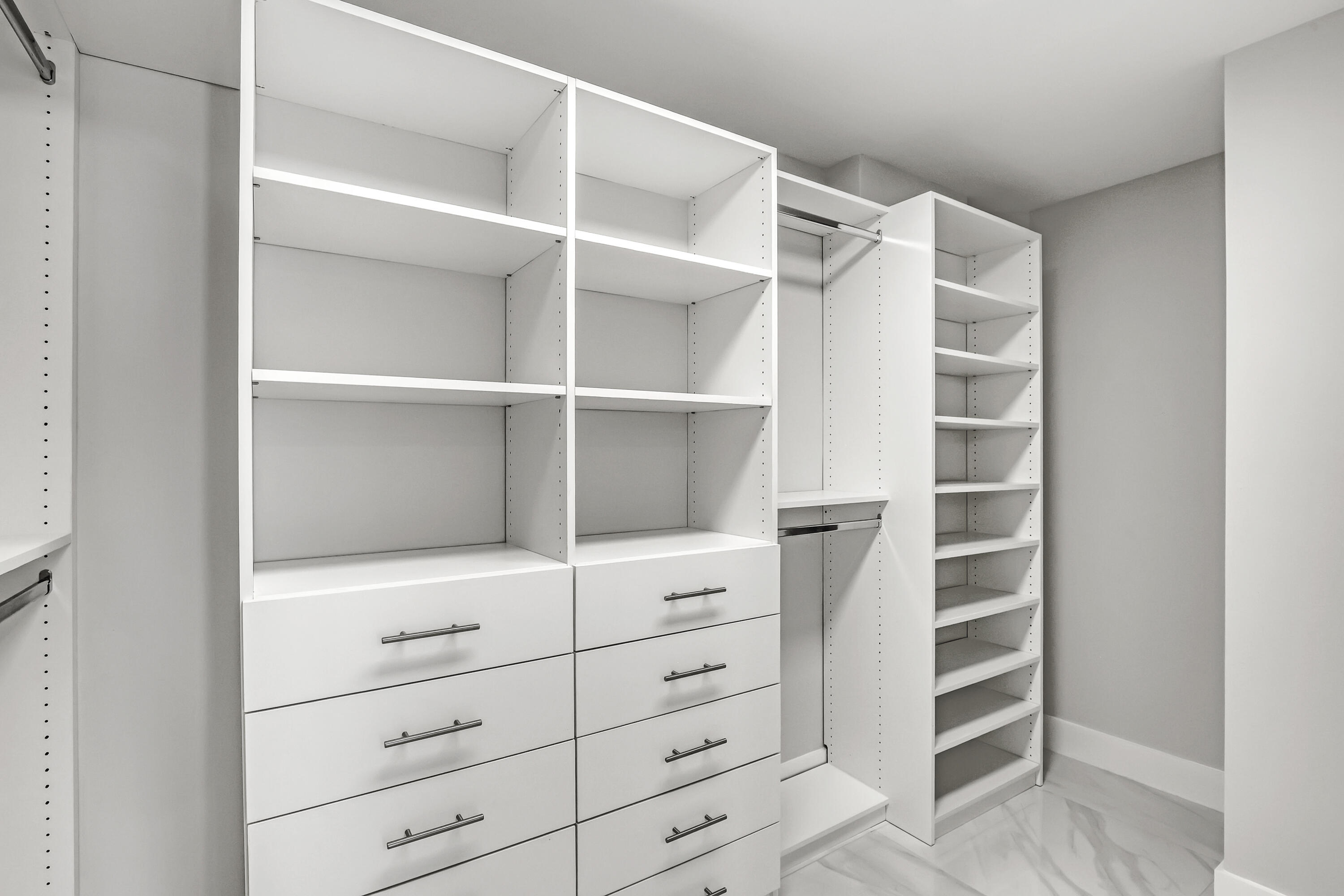 3610 South Ocean Boulevard, Unit 508 South Palm Beach, FL 33480 - Photo 42 of 65 a view of walk in closet with empty racks