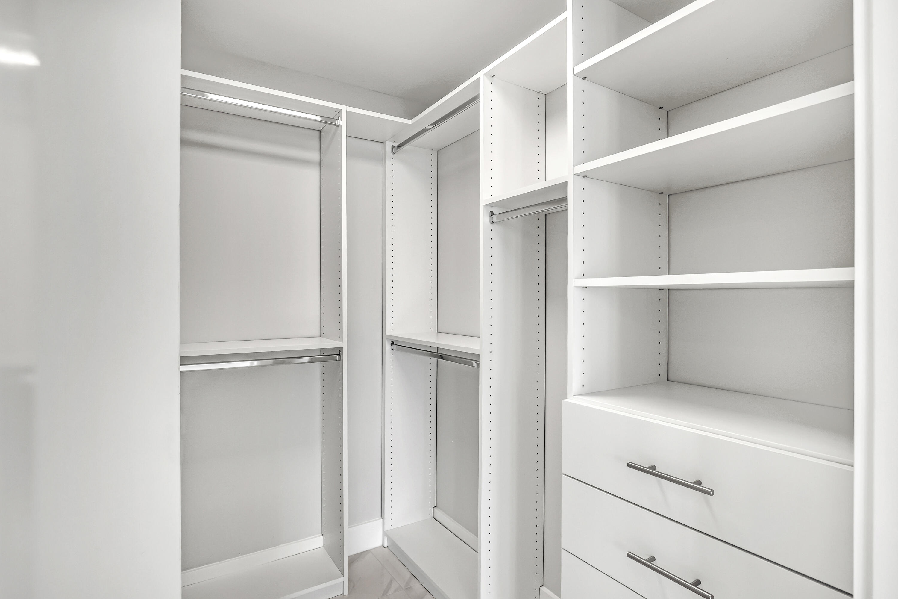 3610 South Ocean Boulevard, Unit 508 South Palm Beach, FL 33480 - Photo 59 of 65 a view of walk in closet with empty racks