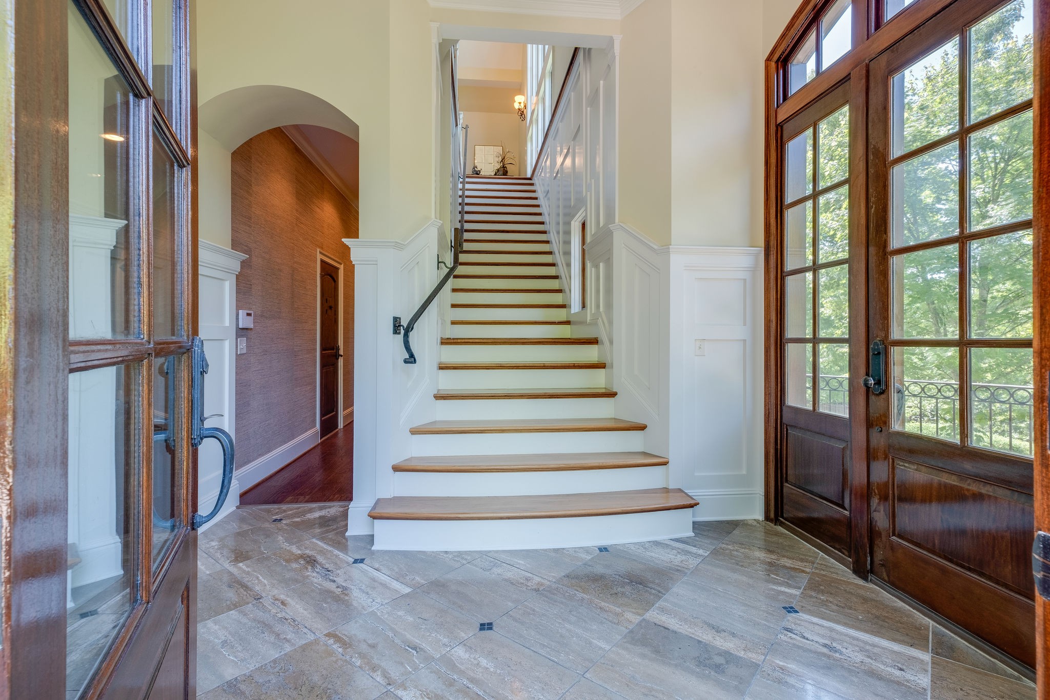 22 Compton Trace Nashville, TN 37215 - Photo 3 of 28 a view of entryway and hall with wooden floor