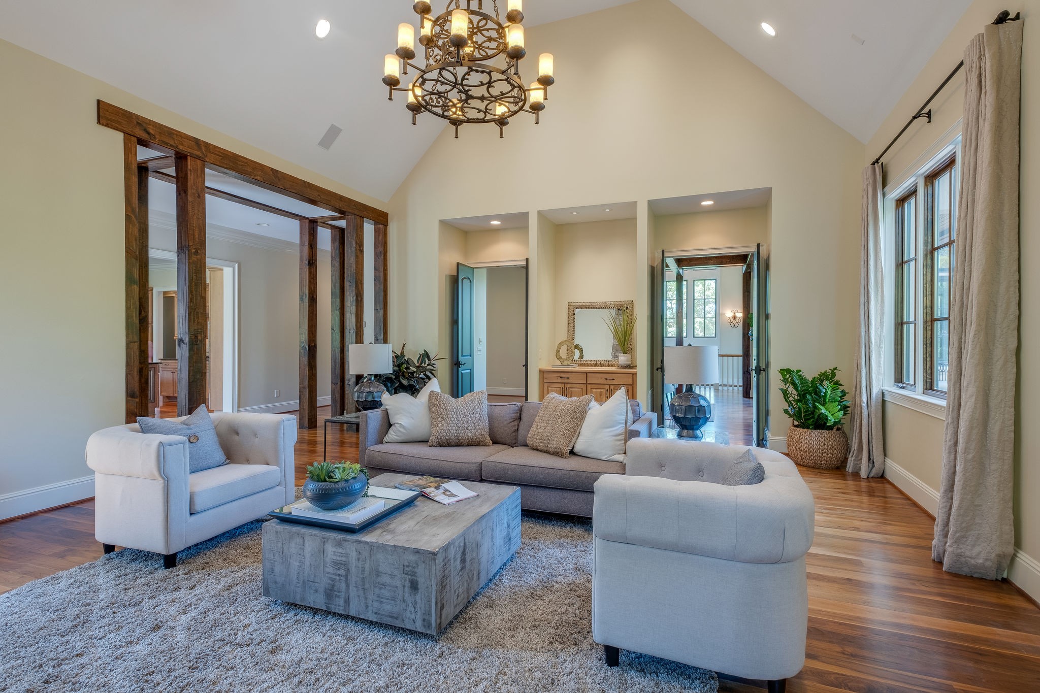 22 Compton Trace Nashville, TN 37215 - Photo 9 of 28 a living room with furniture and a large window
