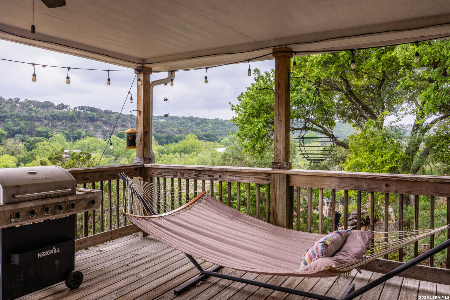 201 Cedar Cliff Loop West Hunt, TX 78024 - Photo 21 of 33 a view of a balcony with wooden floor