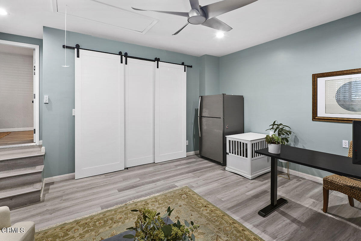 223 Marathon Road Altadena, CA 91001 - Photo 14 of 31 a view of a livingroom with furniture and wooden floor