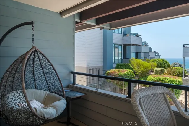 a view of a terrace with sitting area