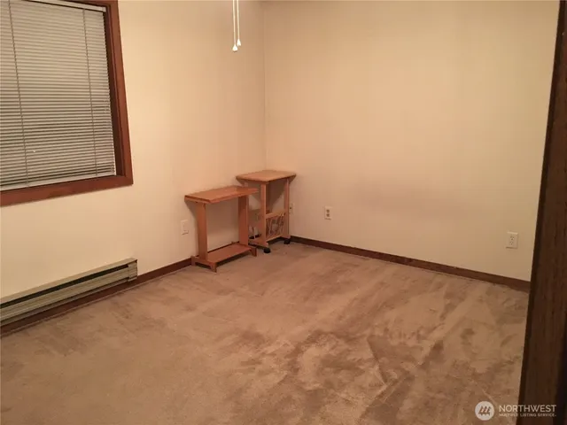 a view of a room with window