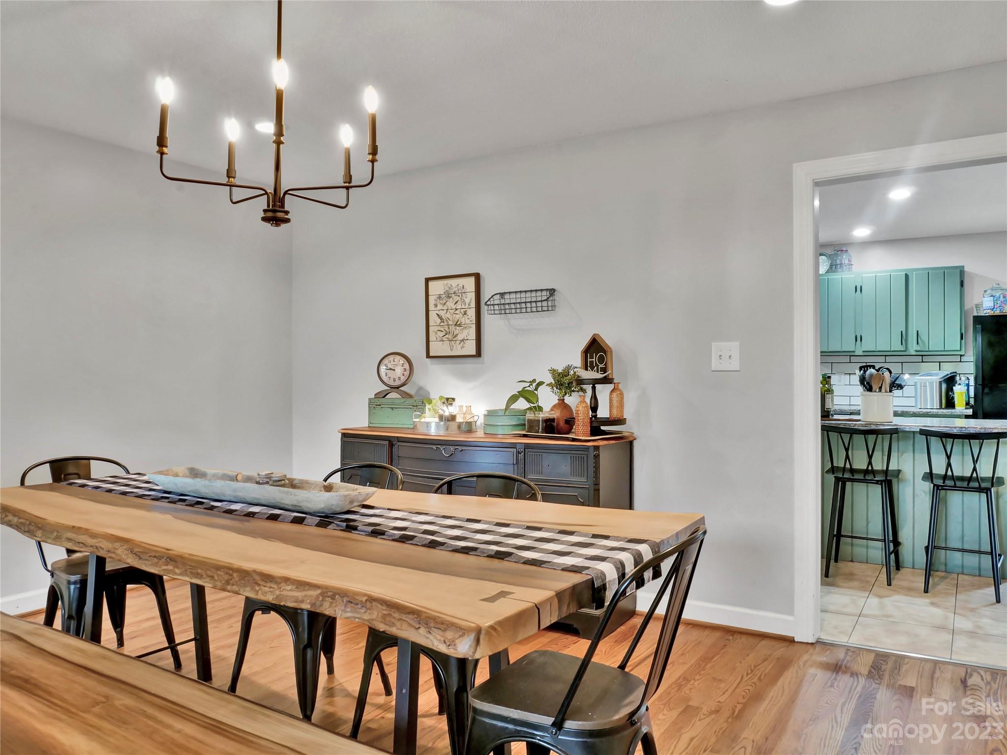 321 David Sims Road Rutherfordton, NC 28139 - Photo 18 of 47 a view of a dining room with furniture and wooden floor