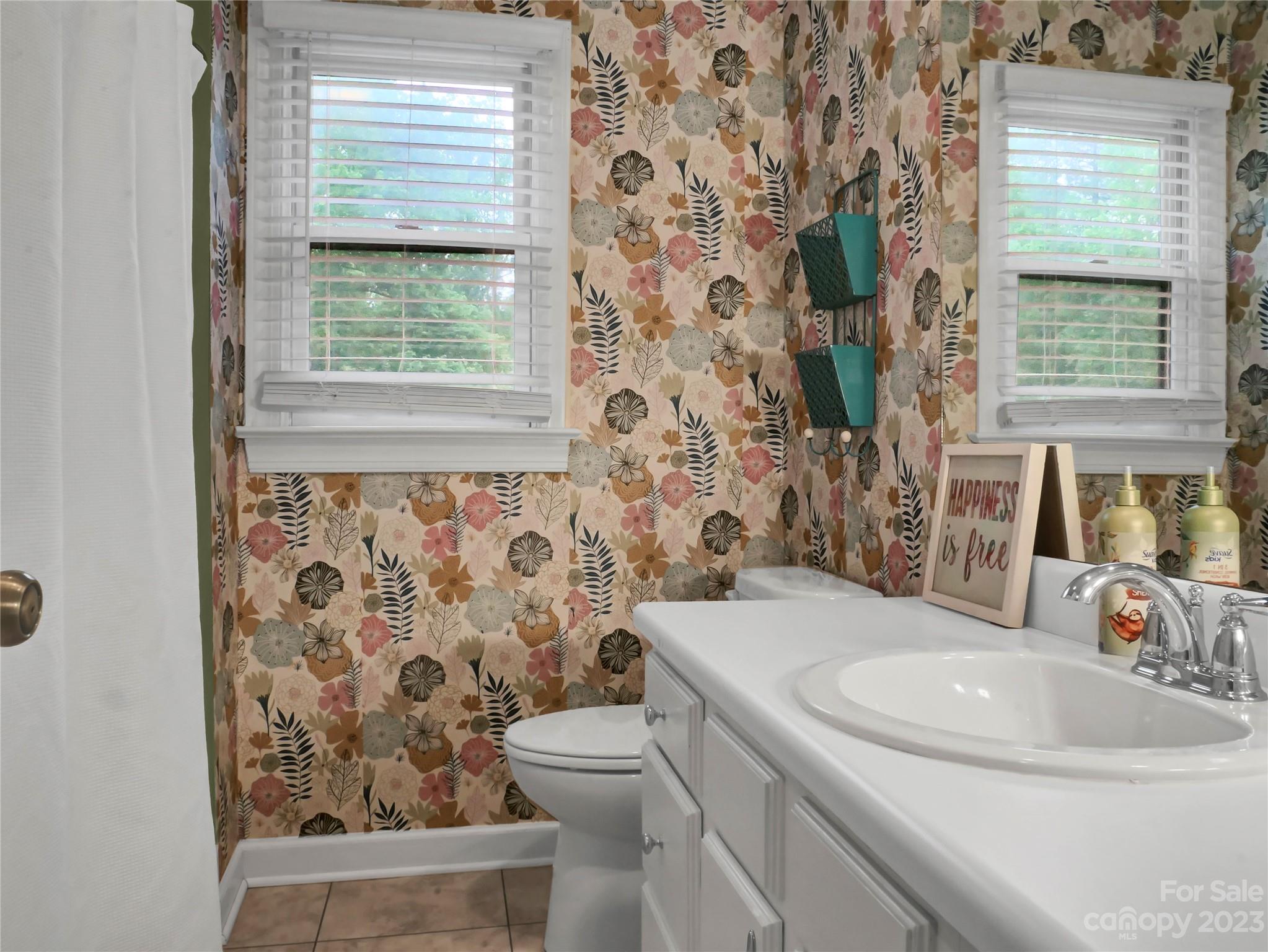 321 David Sims Road Rutherfordton, NC 28139 - Photo 31 of 47 a bathroom with a sink a toilet and a window