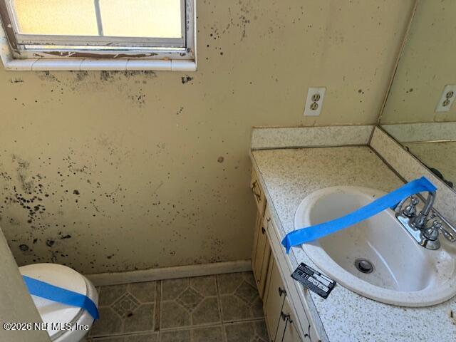 8002 Lenox Avenue Jacksonville, FL 32221 - Photo 14 of 20 a bathroom with a sink and a mirror