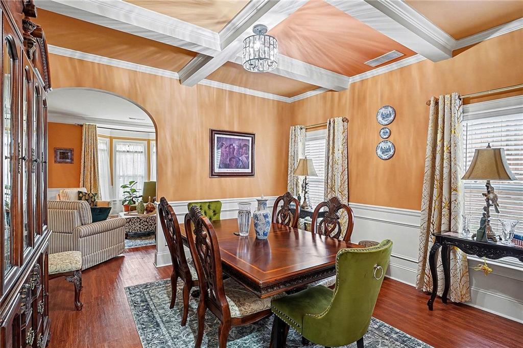 90 Waters Edge Lane Covington, GA 30014 - Photo 7 of 18 a view of a dining room with furniture window and wooden floor