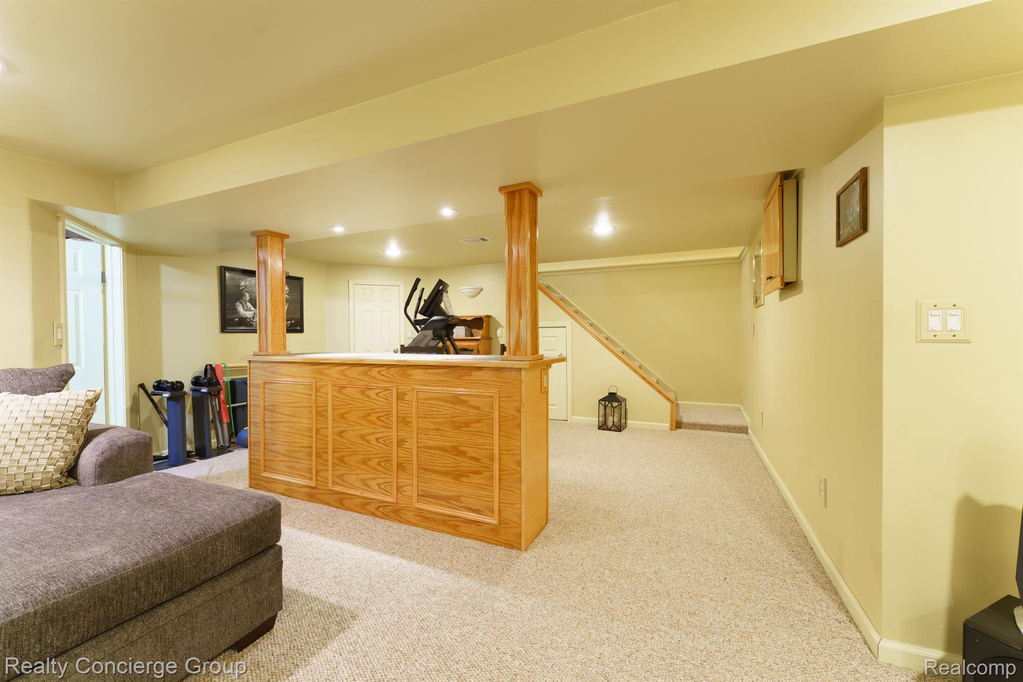 7170 Cowell Road Brighton, MI 48116 - Photo 23 of 38 Finished basement offers more living space