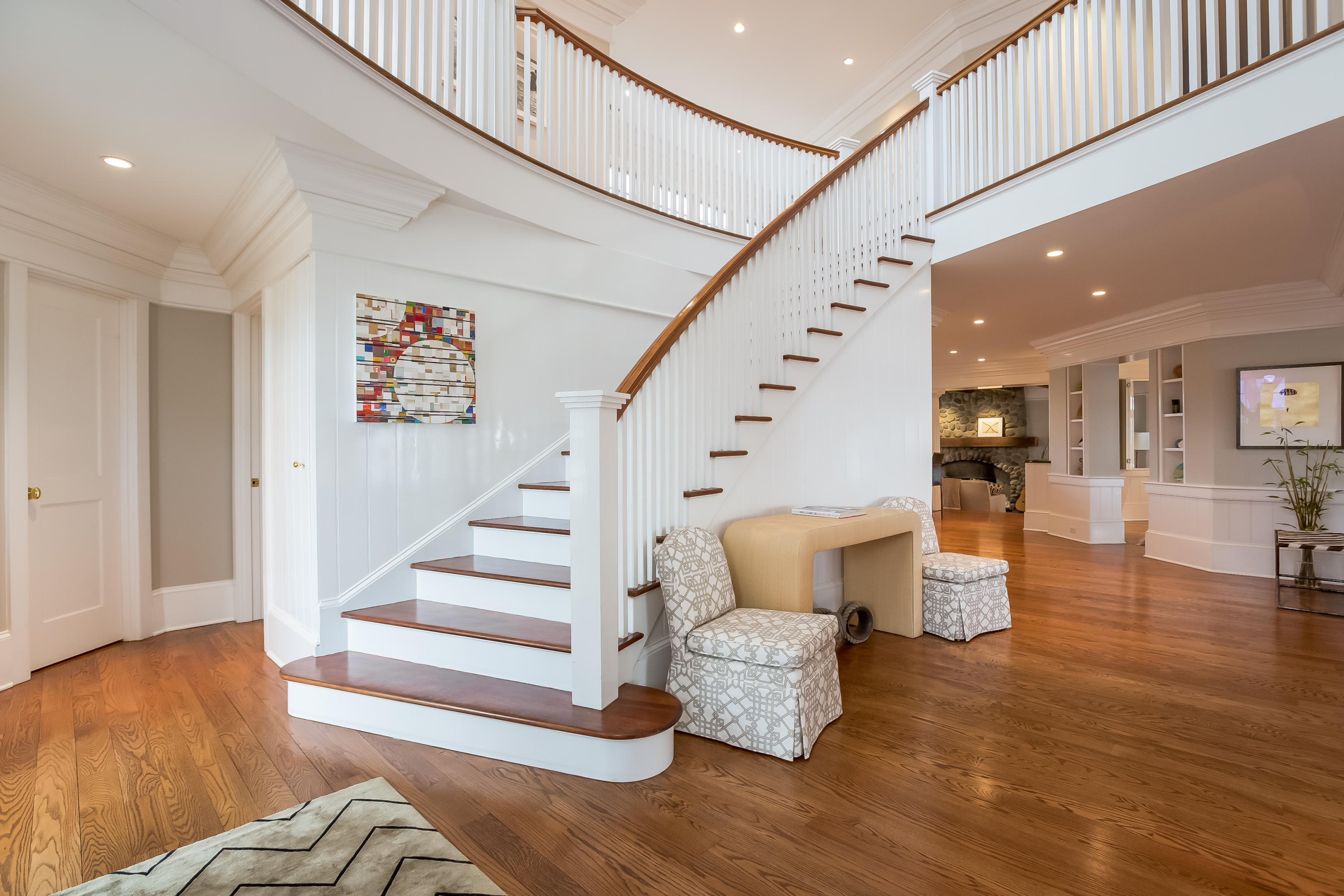 13 Crescent Beach Road Rowayton, CT 06853 - Photo 9 of 40 a view of entryway and hall with wooden floor