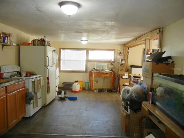 a room with storage and utility