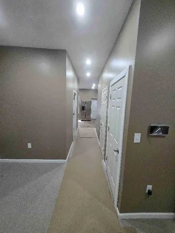 a bathroom with a window