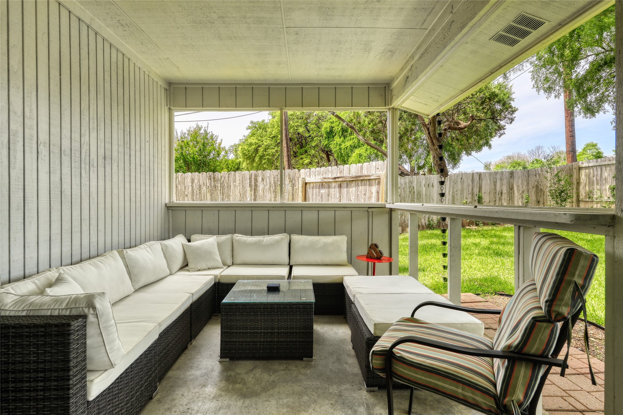 11118 Wandering Way Austin, TX 78754 - Photo 27 of 35 oversized covered patio