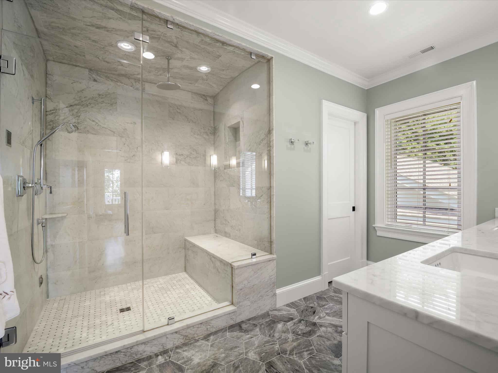 628 Ayrlie Water Road Gibson Island, MD 21056 - Photo 41 of 57 Primary Bath with sumptious shower