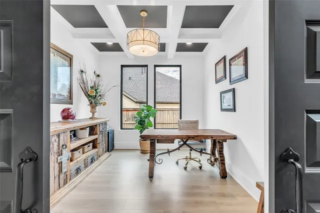 a view of an entryway with furniture and front door