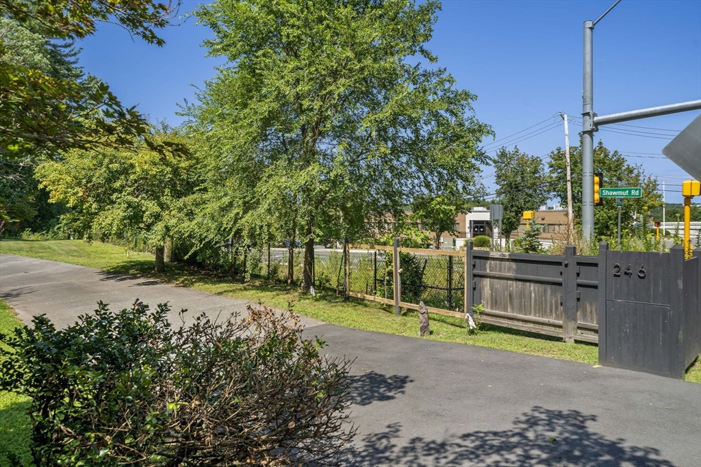 246 Dedham Street Canton, MA 02021 - Photo 4 of 9 a view of a backyard with swimming pool