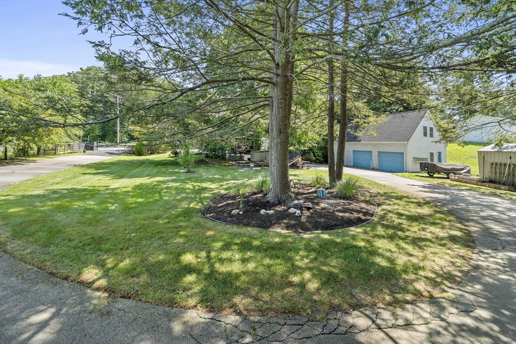 246 Dedham Street Canton, MA 02021 - Photo 8 of 9 a view of a backyard with large trees