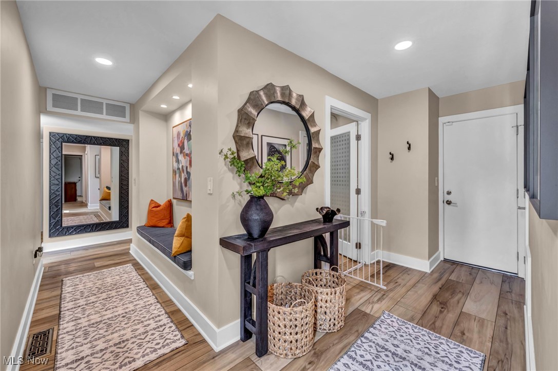13079 Falling Water Road Strongsville, OH 44136 - Photo 23 of 50 Entryway featuring wood finished floors and recessed lighting
