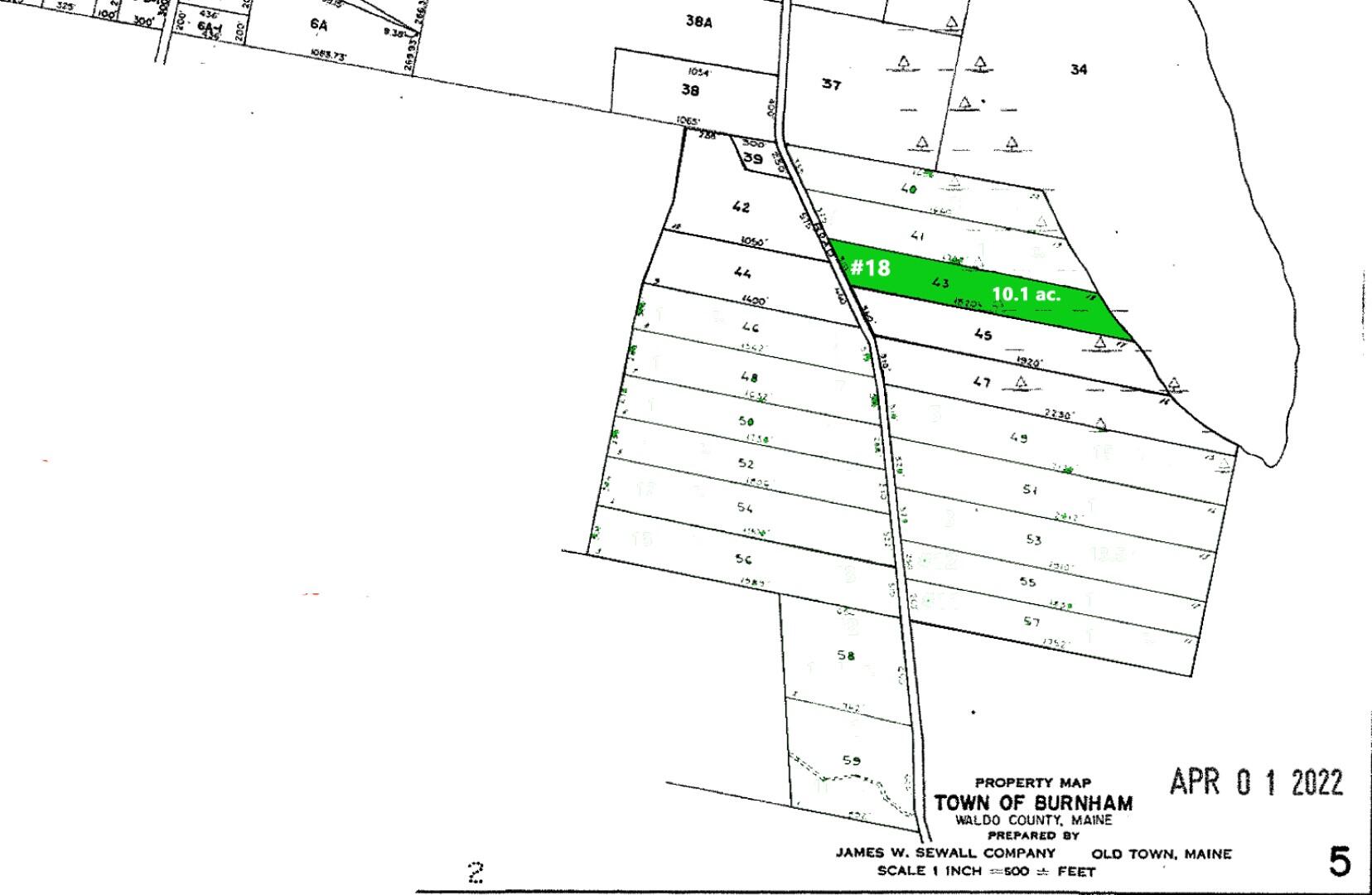 43 Morgan Road Burnham, ME 04922 - Photo 7 of 7 TAX Mz APS 5 cr 3a _edited lot 18 d c (