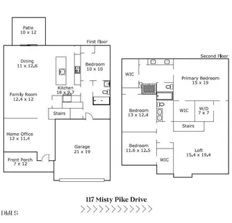 $535,000 | 117 Misty Pike Drive, Raleigh, NC 27603