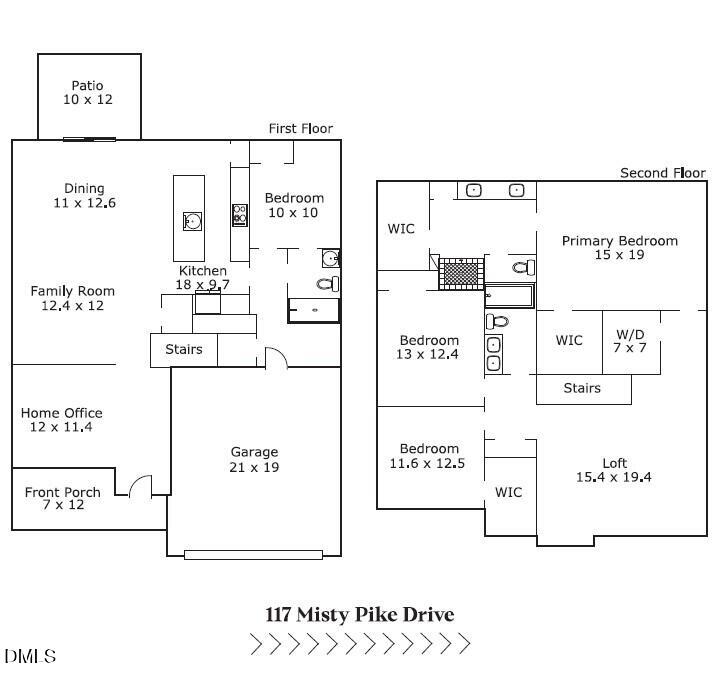 117 Misty Pike Drive Raleigh, NC 27603 - Photo 64 of 65 Sketch Pic for MLS