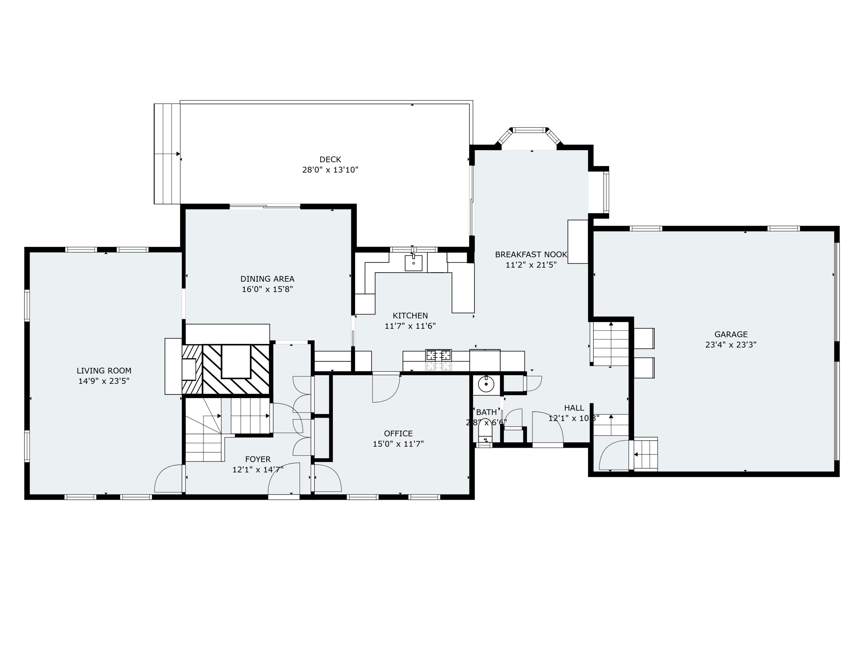 106 Fieldstone Estates Road York, ME 03909 - Photo 63 of 64 First Level Floorplan