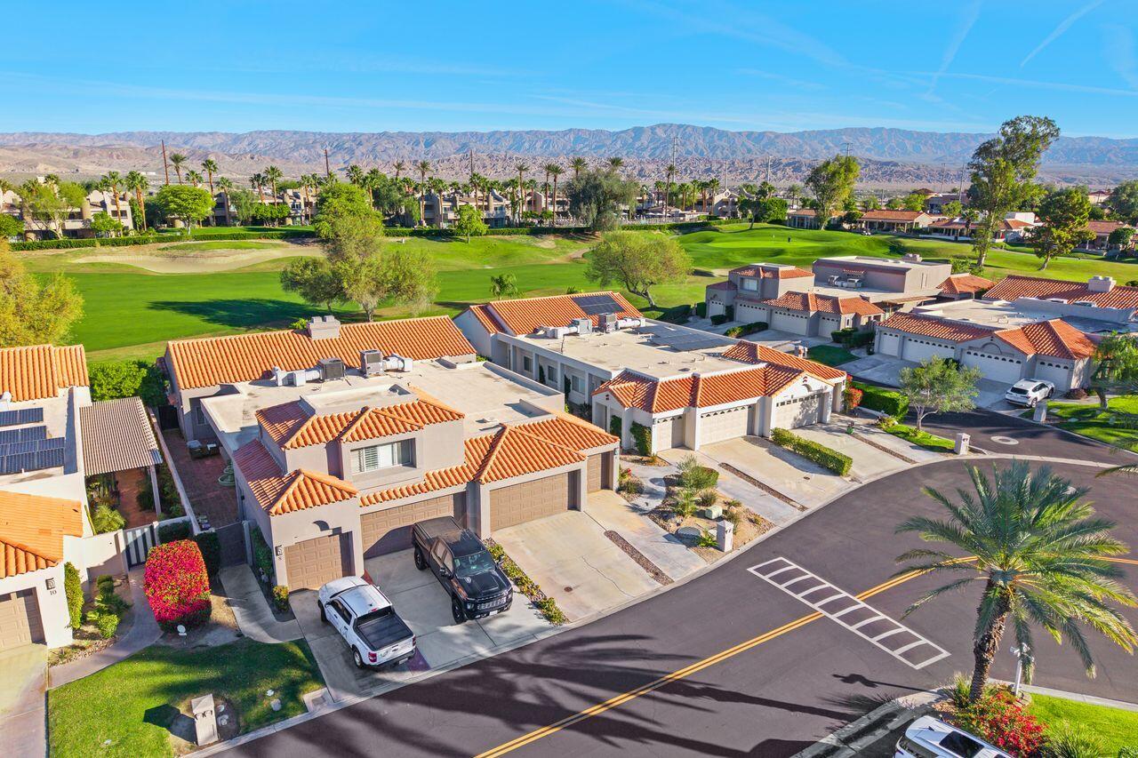 6 Pebble Beach Drive Rancho Mirage, CA 92270 - Photo 33 of 44 an aerial view of a house with outdoor space