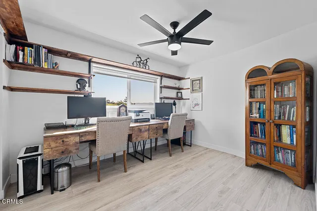 a room with furniture and window