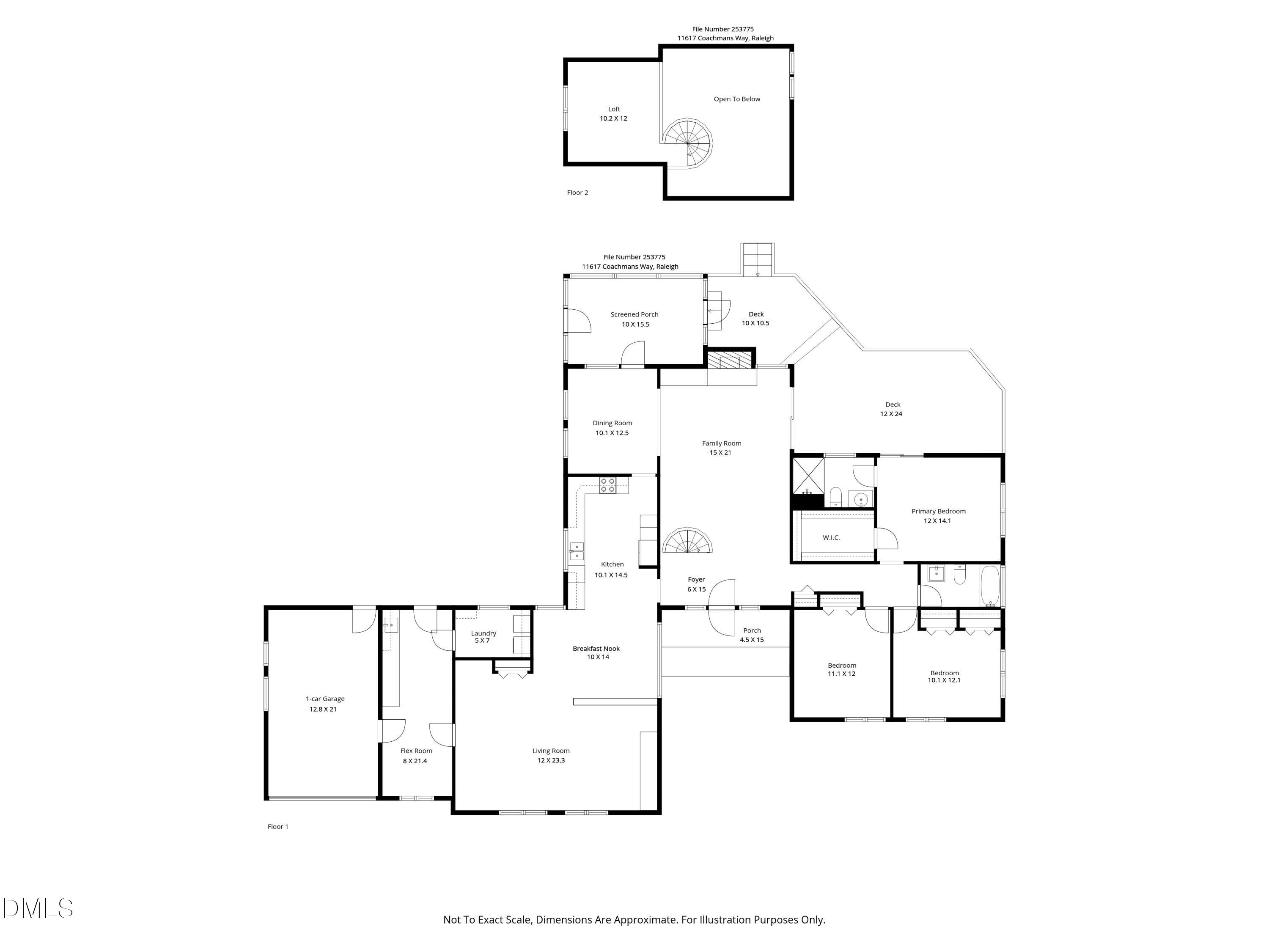 11617 Coachmans Way Raleigh, NC 27614 - Photo 79 of 79 253775 floorplan