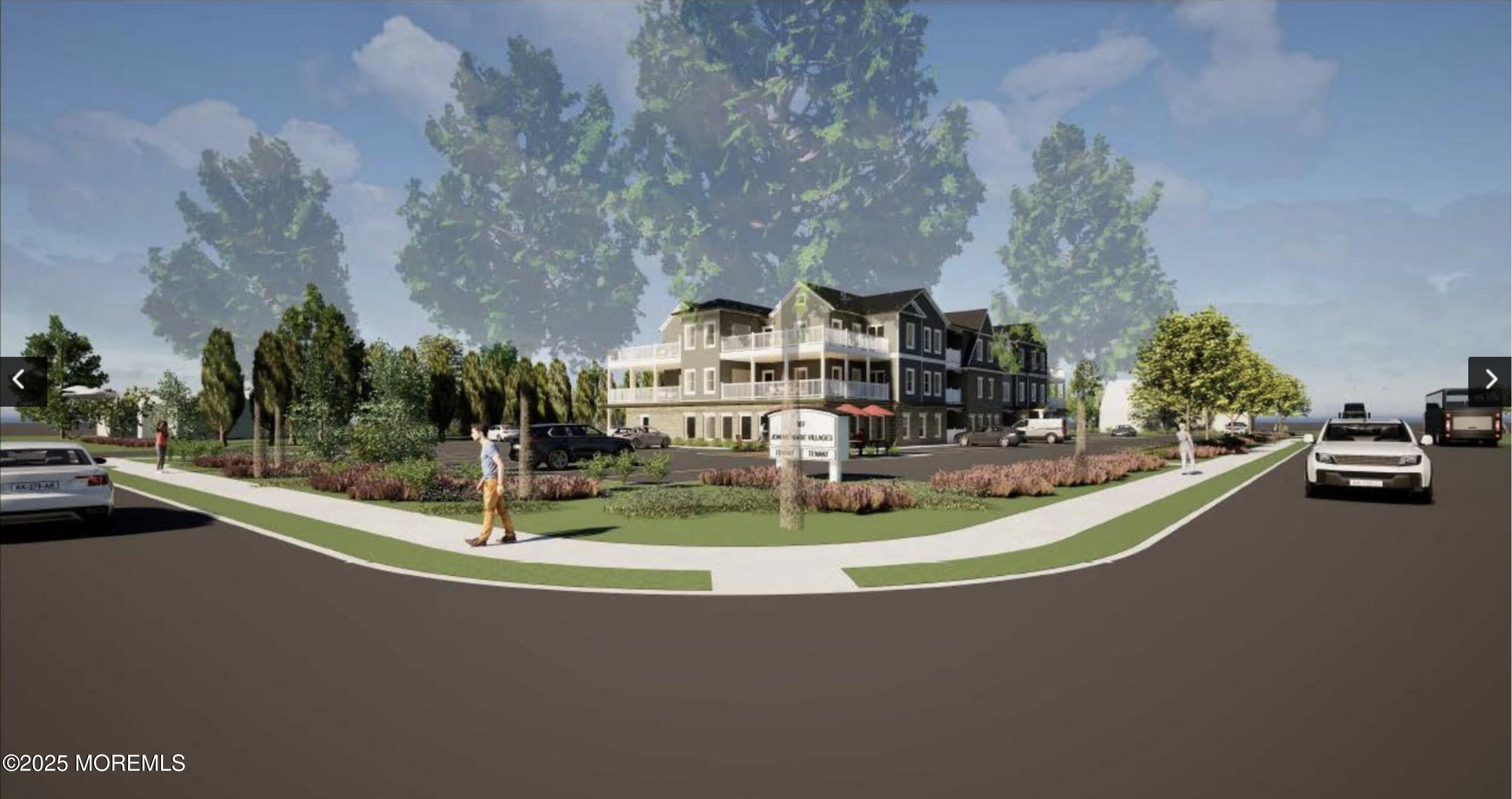 a view of a house with a park