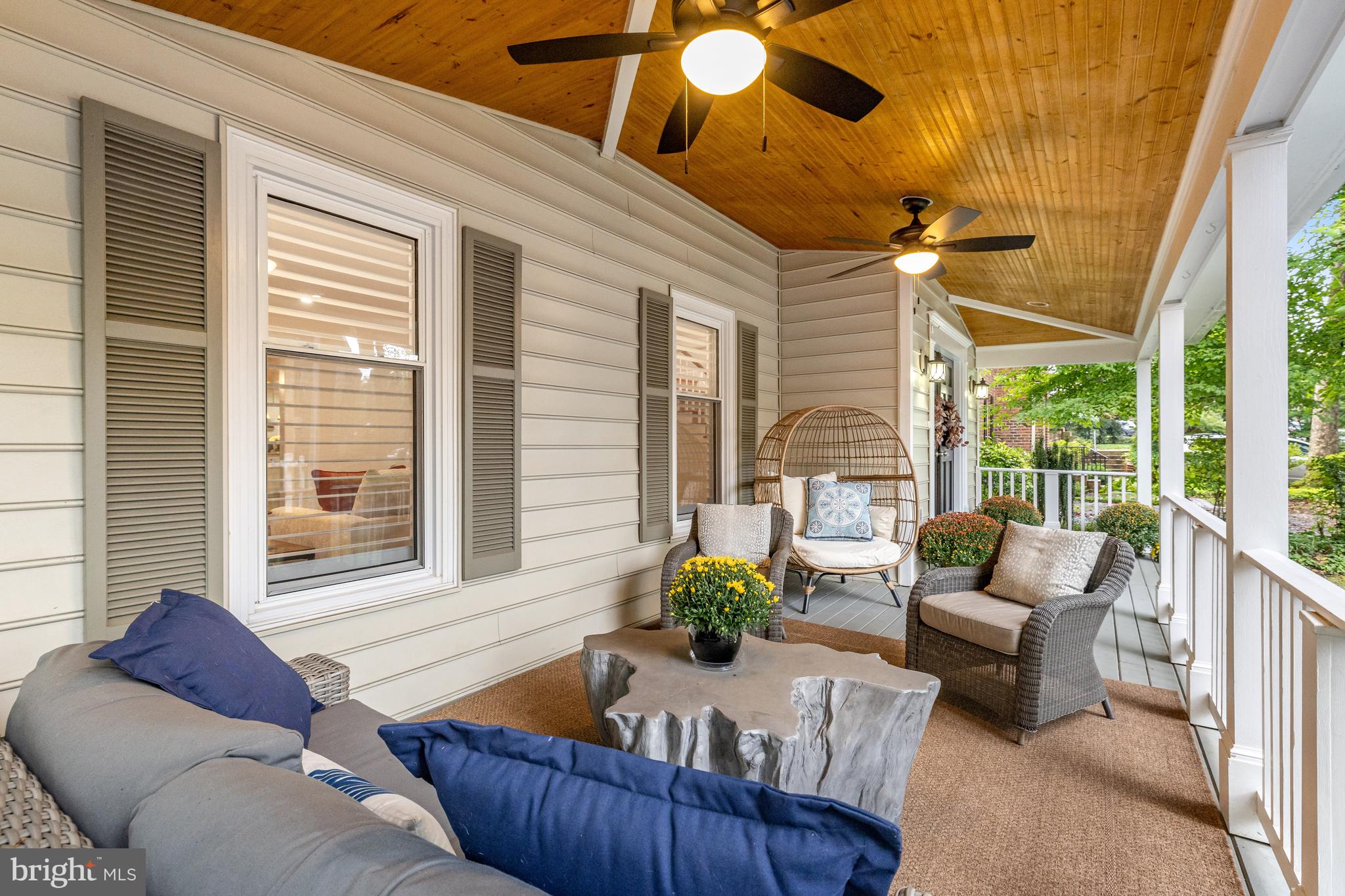 6804 Baron Road McLean, VA 22101 - Photo 4 of 66 Wood Ceiling, Composite Decking and Ceiling Fans