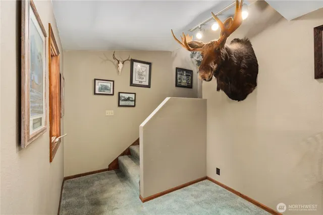 a bedroom with bed and window