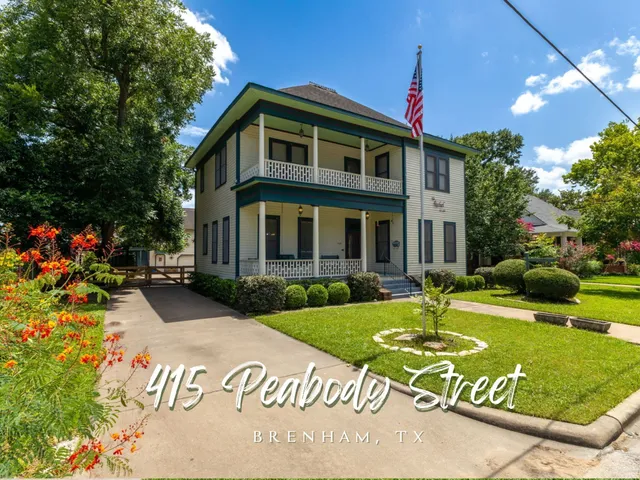 $649,000 | 415 Peabody Street, Brenham, TX 77833